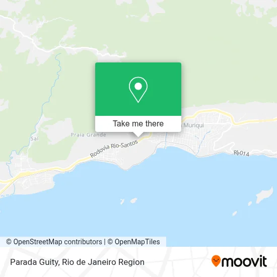 Parada Guity map