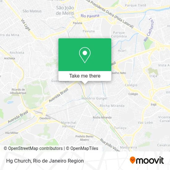 Hg Church map