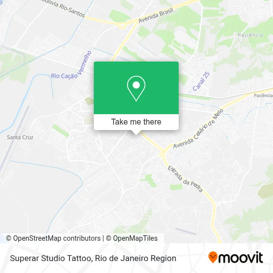Superar Studio Tattoo map