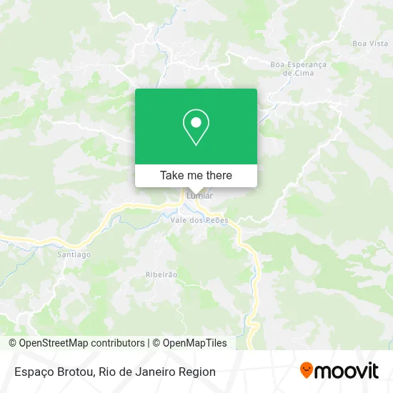 Espaço Brotou map