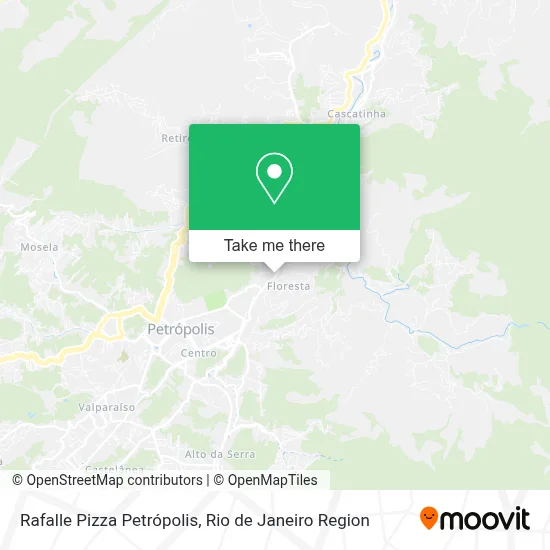 Rafalle Pizza Petrópolis map