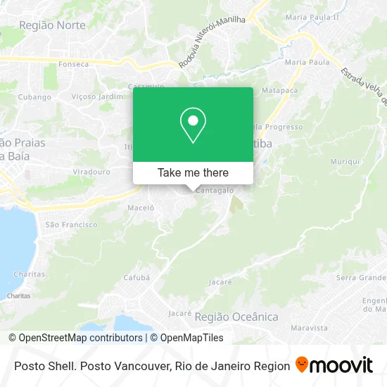 Posto Shell. Posto Vancouver map