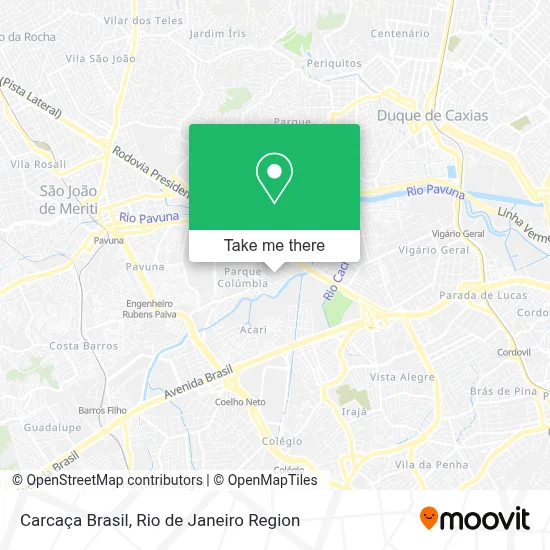 Carcaça Brasil map