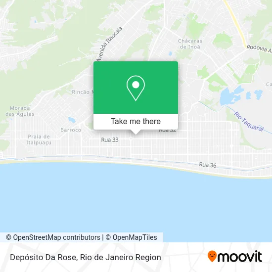 Depósito Da Rose map