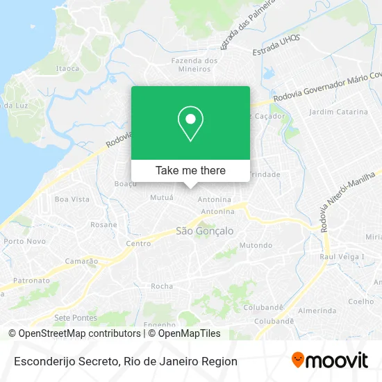 Esconderijo Secreto map