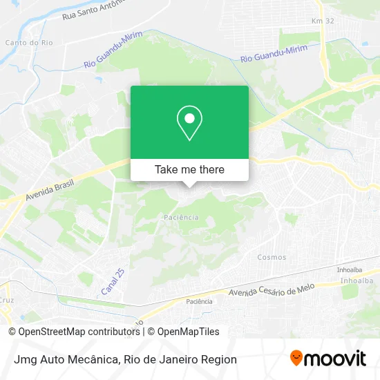 Jmg Auto Mecânica map