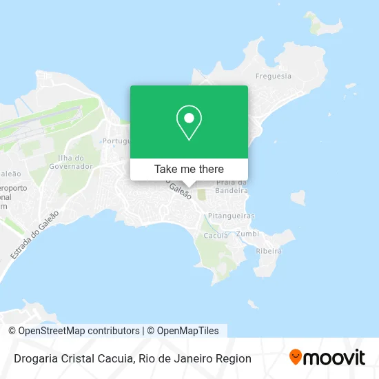 Drogaria Cristal Cacuia map