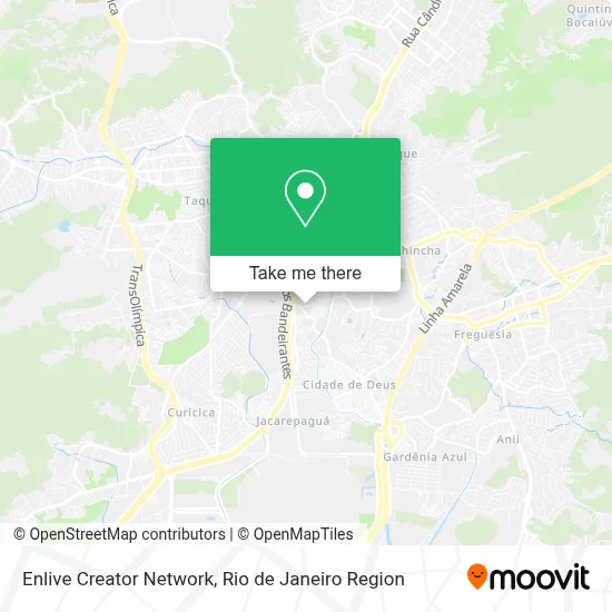 Enlive Creator Network map