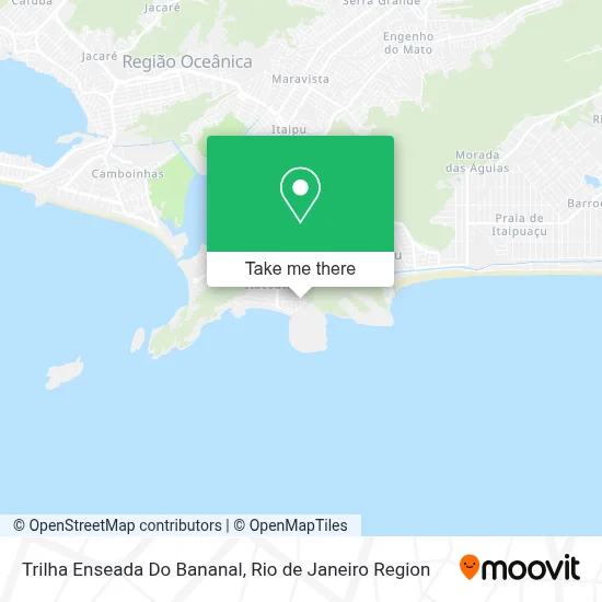 Trilha Enseada Do Bananal map