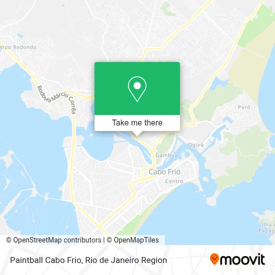 Paintball Cabo Frio map