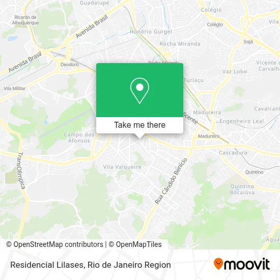 Residencial Lilases map