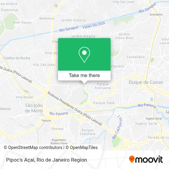 Pipoc's Açai map