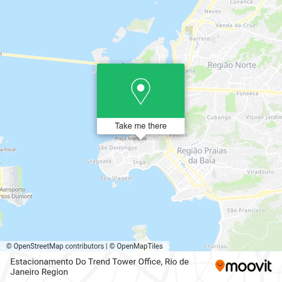 Estacionamento Do Trend Tower Office map