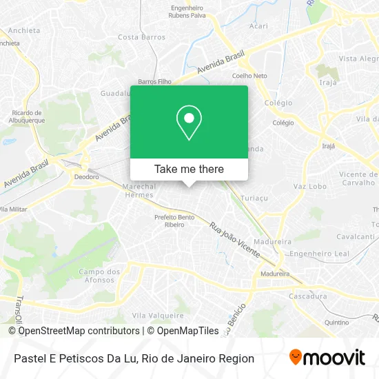 Pastel E Petiscos Da Lu map