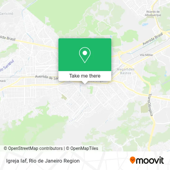 Igreja Iaf map