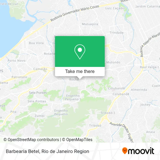Barbearia Betel map