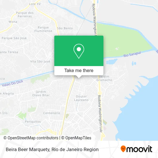 Beira Beer Marquety map