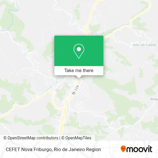 CEFET Nova Friburgo map