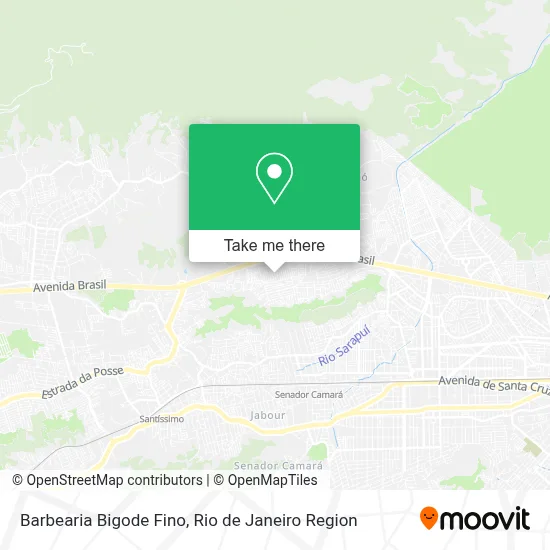Barbearia Bigode Fino map