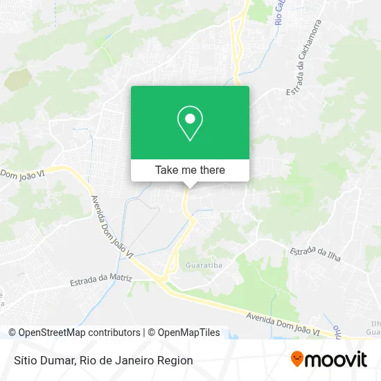 Sítio Dumar map