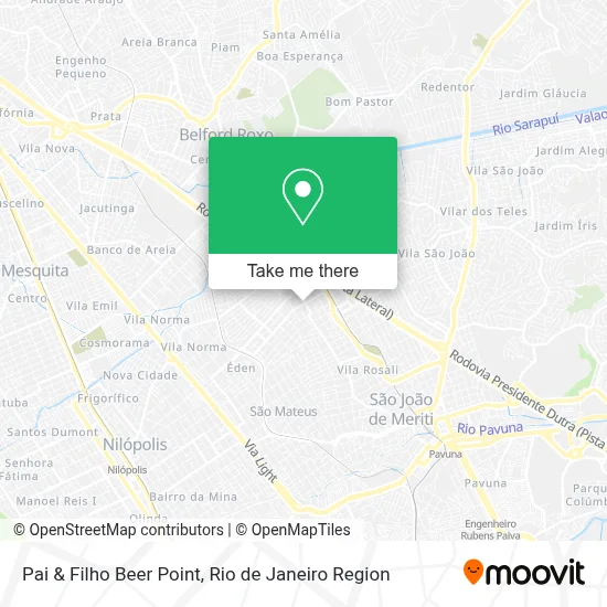 Pai & Filho Beer Point map