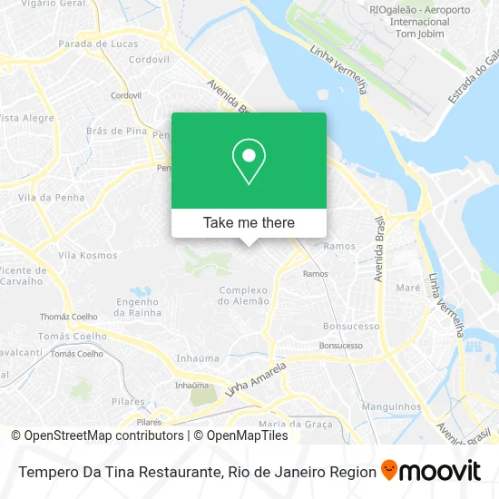 Tempero Da Tina Restaurante map
