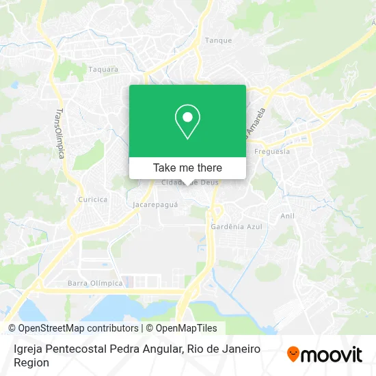 Igreja Pentecostal Pedra Angular map