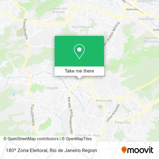180º Zona Eleitoral map