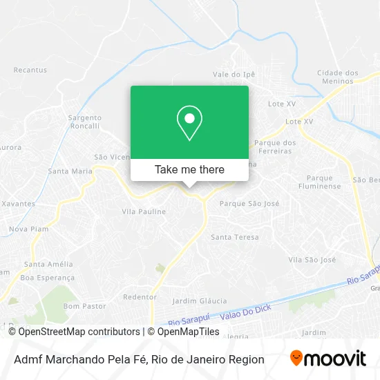 Admf Marchando Pela Fé map