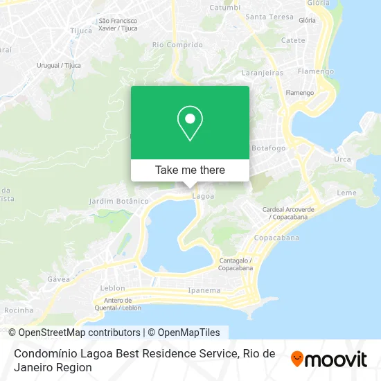 Condomínio Lagoa Best Residence Service map