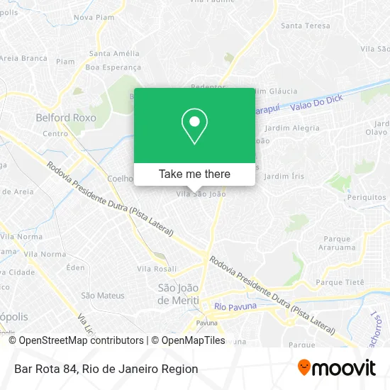 Bar Rota 84 map