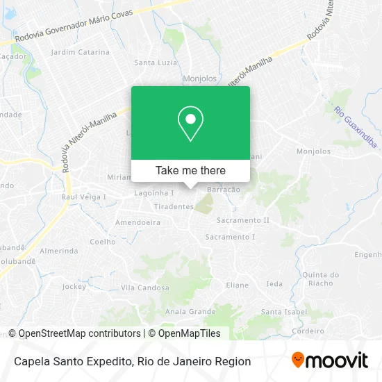 Capela Santo Expedito map