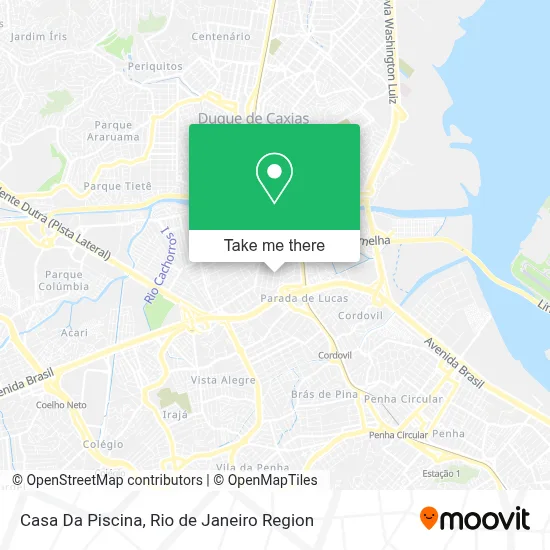 Casa Da Piscina map