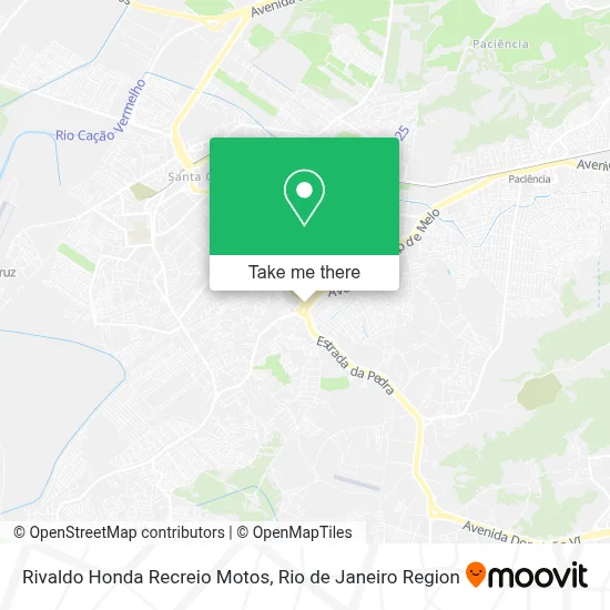 Rivaldo Honda Recreio Motos map