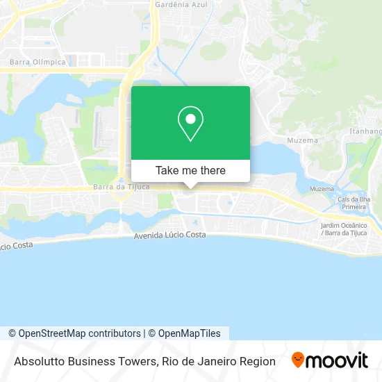 Absolutto Business Towers map