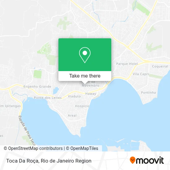 Toca Da Roça map