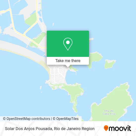 Solar Dos Anjos Pousada map