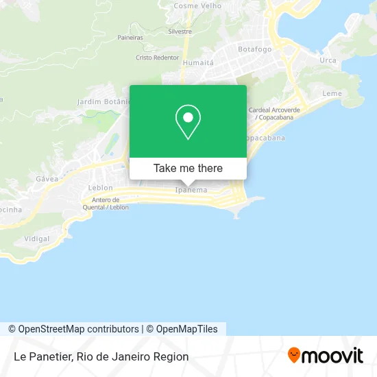 Le Panetier map