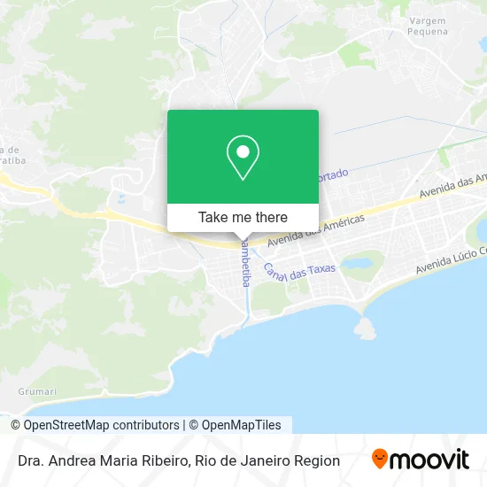 Dra. Andrea Maria Ribeiro map