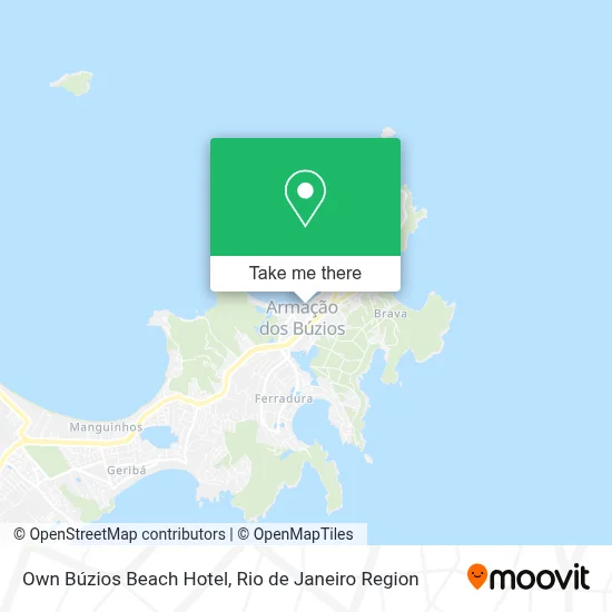 Own Búzios Beach Hotel map