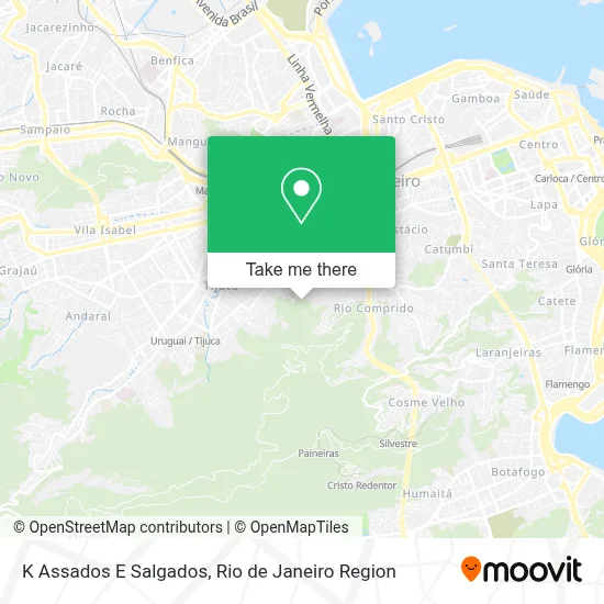 K Assados E Salgados map