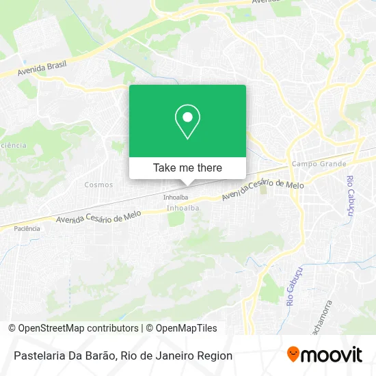 Pastelaria Da Barão map