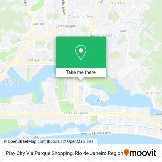 Play City Via Parque Shopping map