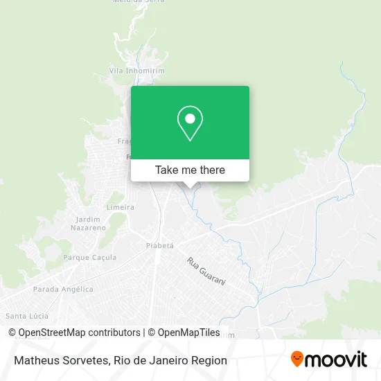 Matheus Sorvetes map