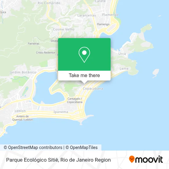 Parque Ecológico Sitiê map