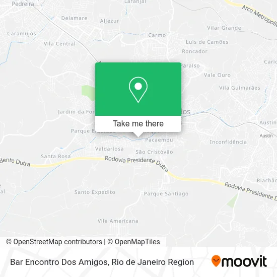 Bar Encontro Dos Amigos map