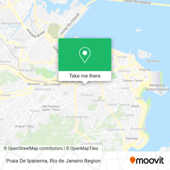 Praia De Ipanema map