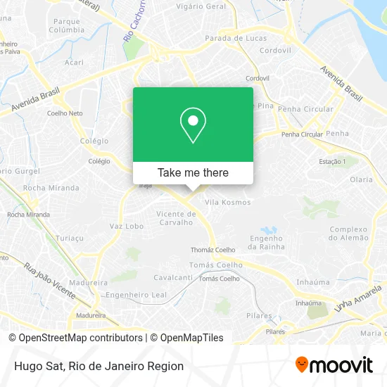 Hugo Sat map