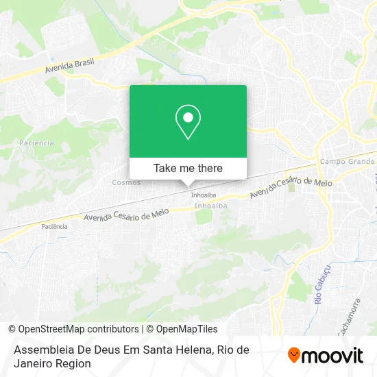 Assembleia De Deus Em Santa Helena map