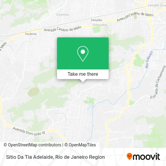Sítio Da Tia Adelaide map